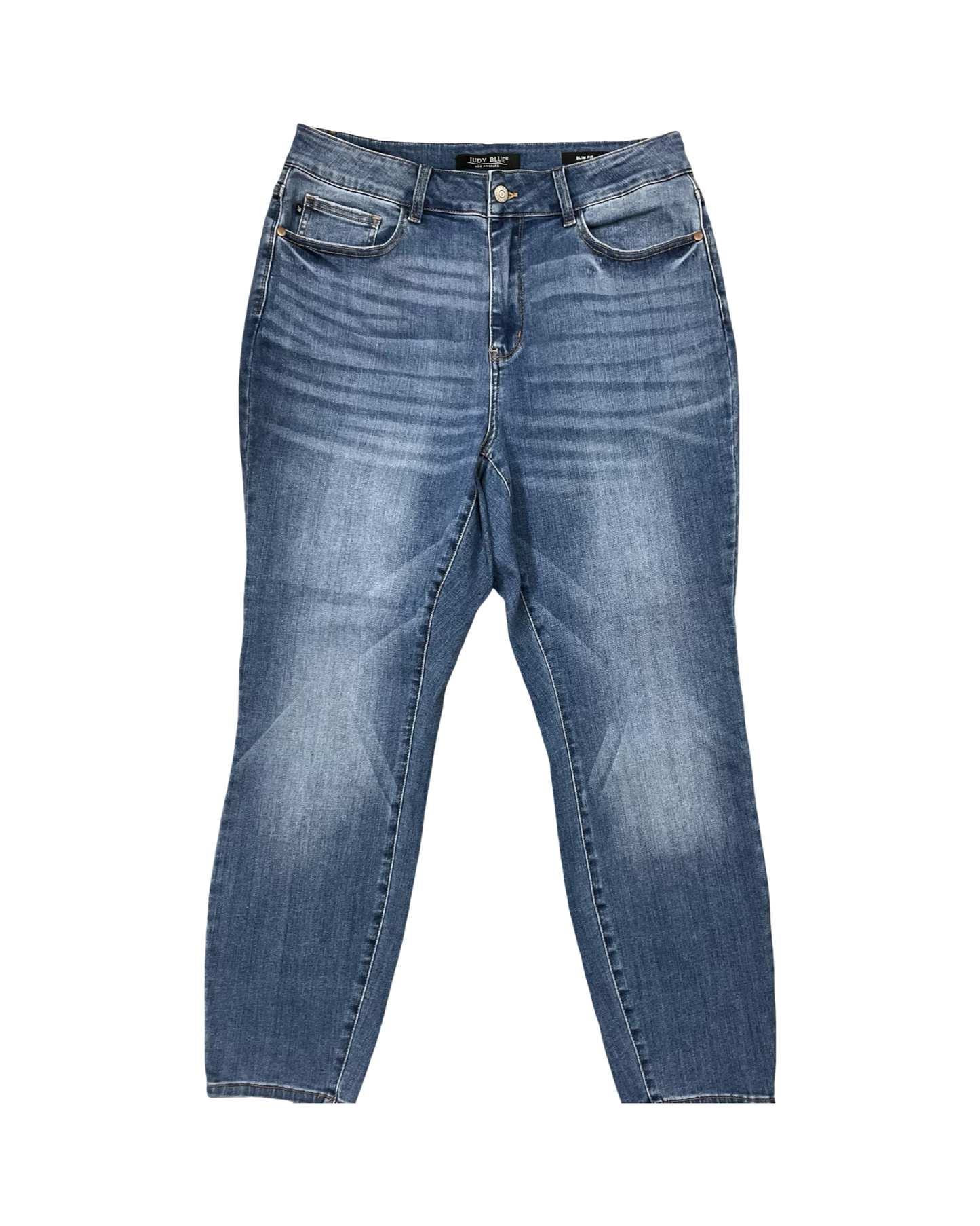 Jeans Skinny By Judy Blue In Blue Denim, Size:16