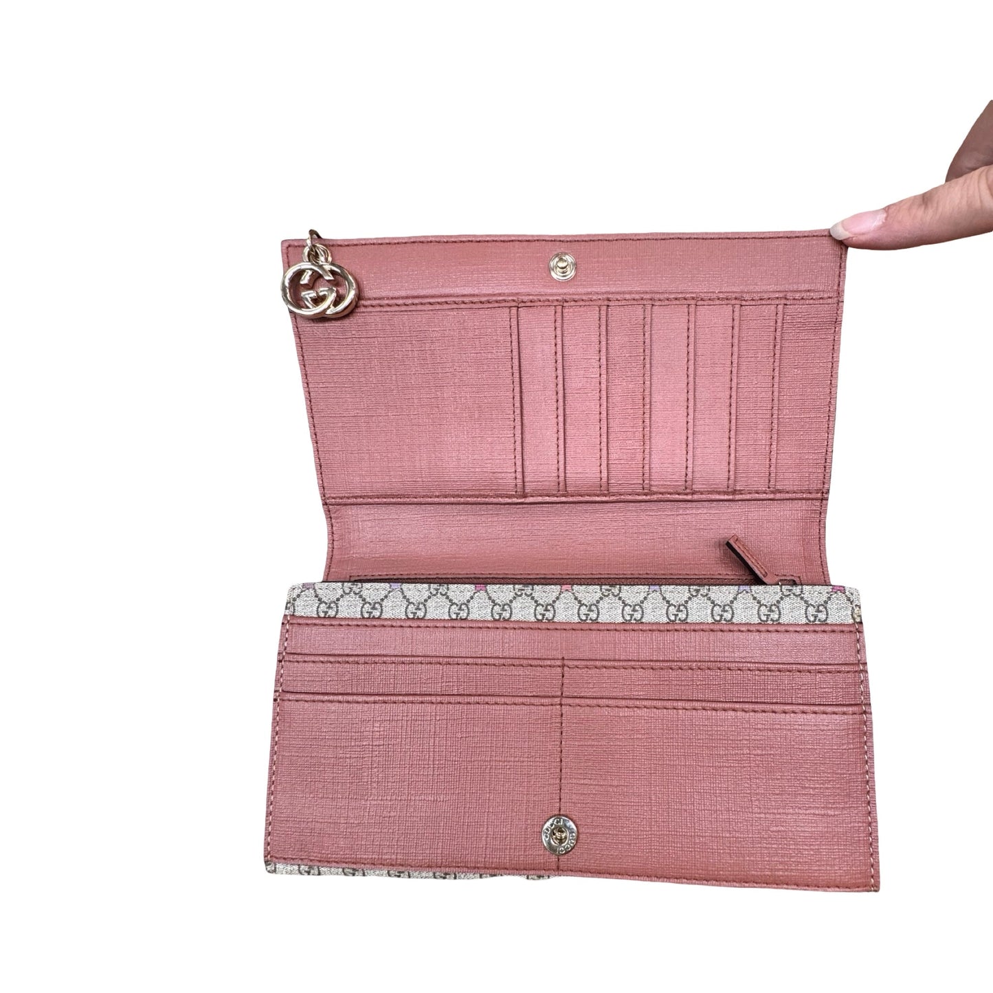 Wallet Luxury Designer By Gucci In Multi, Size:Large