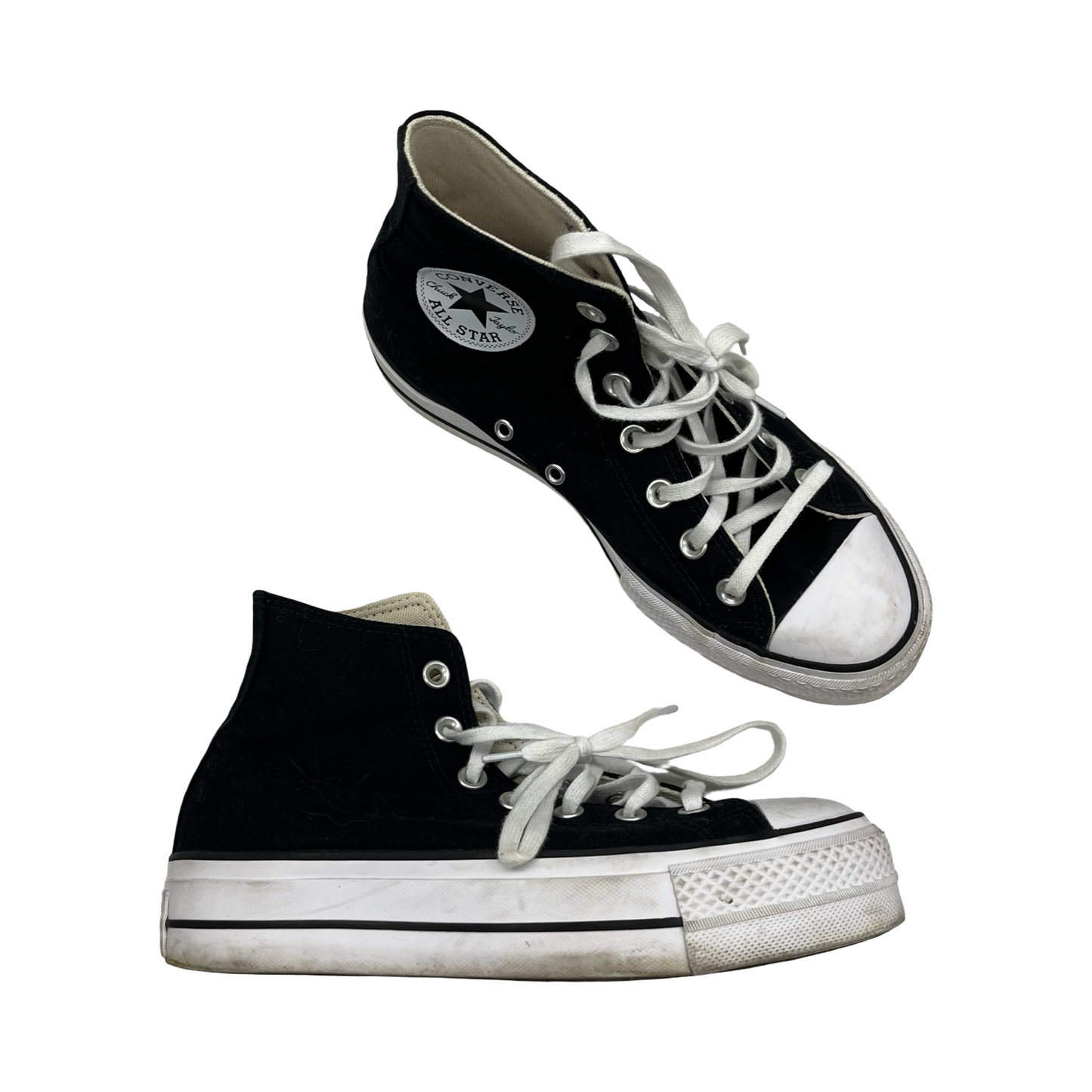 Shoes Sneakers By Converse In Black, Size:7