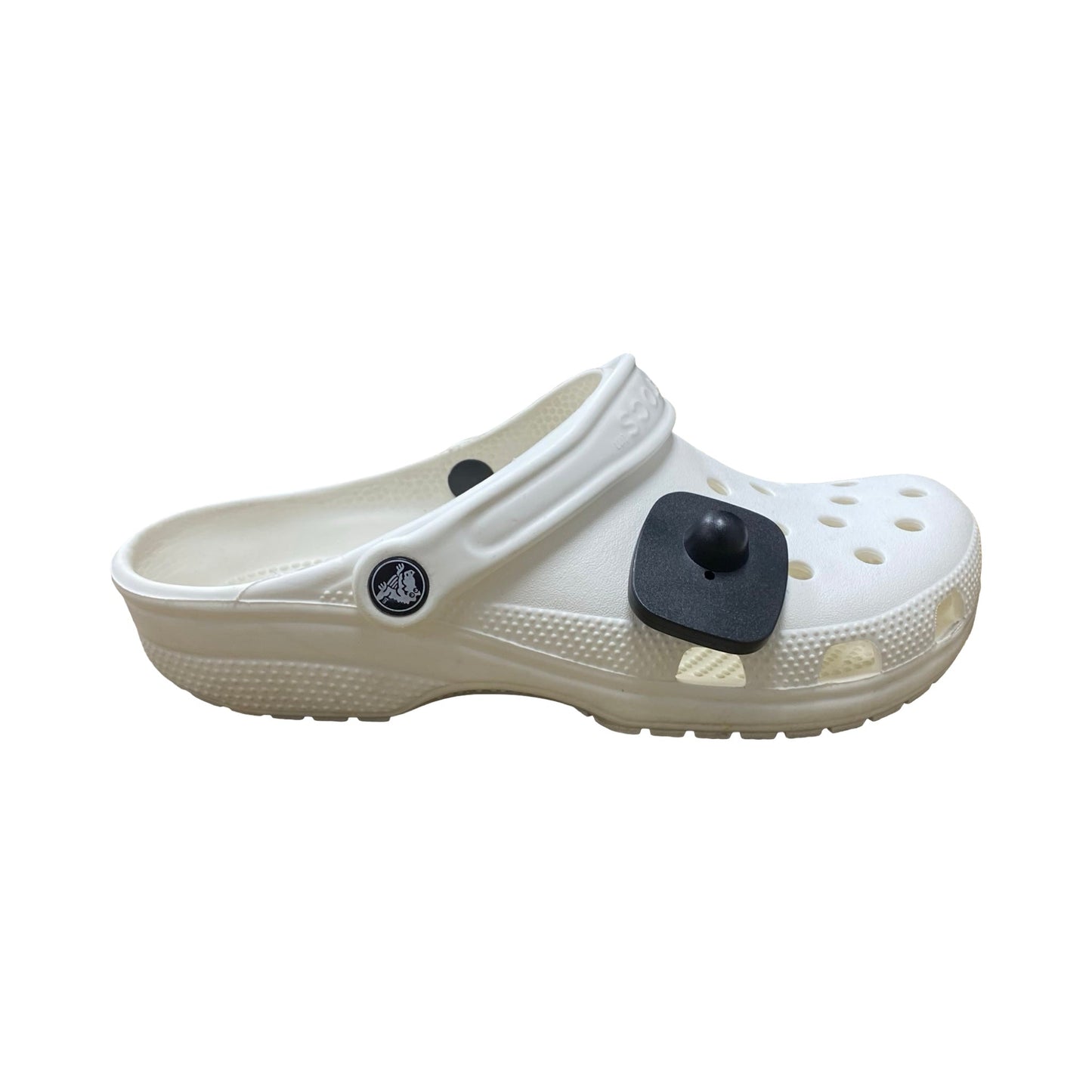 Sandals Flats By Crocs In White, Size:9