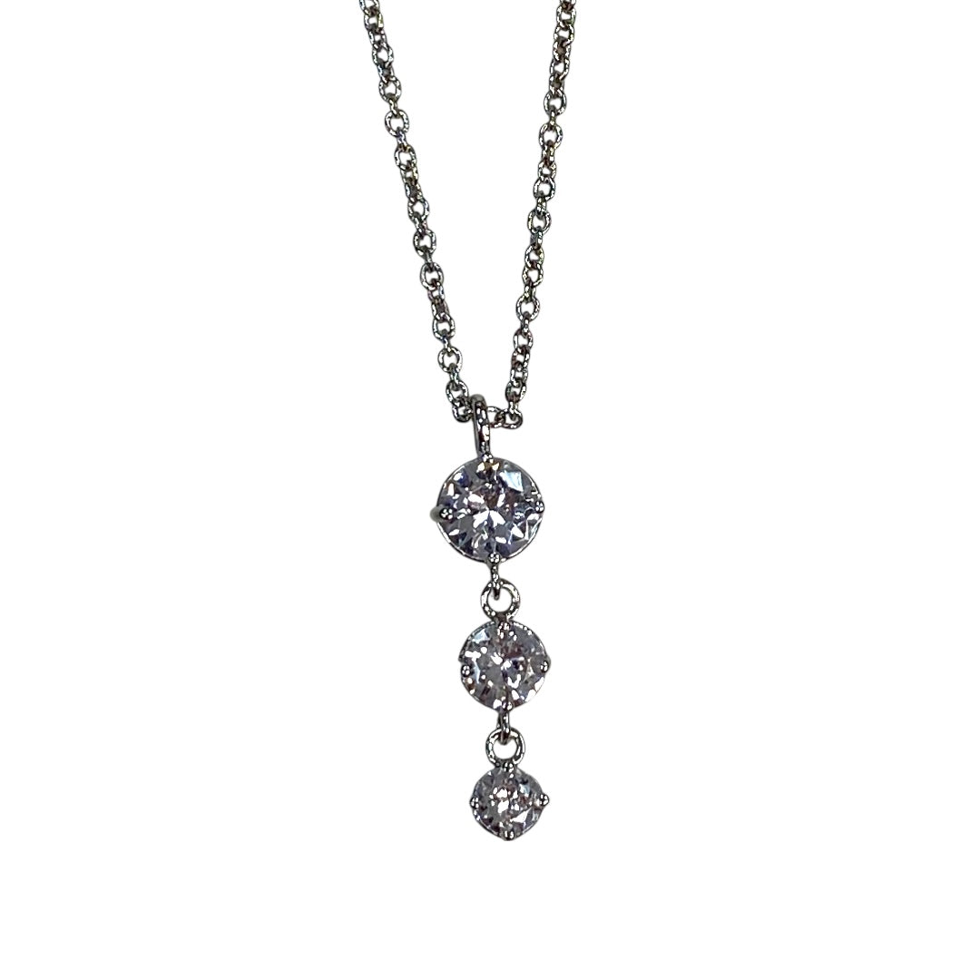 Necklace Other By Nine West In Silver