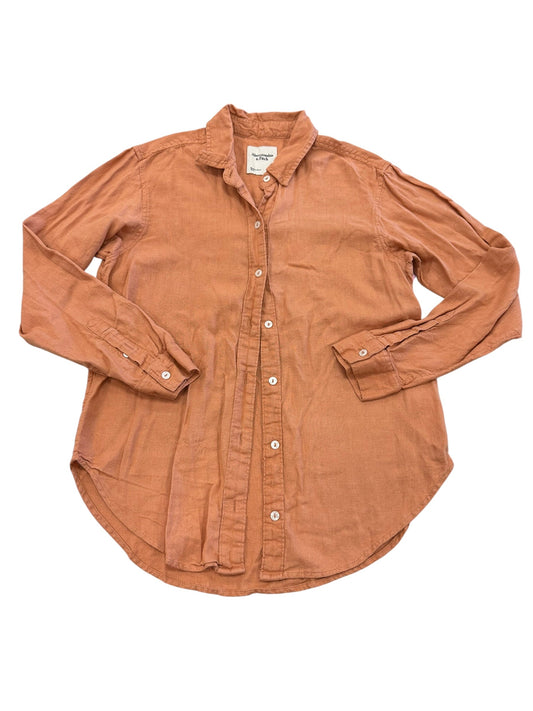 Top Ls By Abercrombie And Fitch In Orange, Size:S