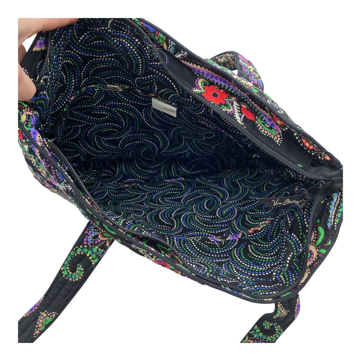 Tote By Vera Bradley In Black, Size:Large