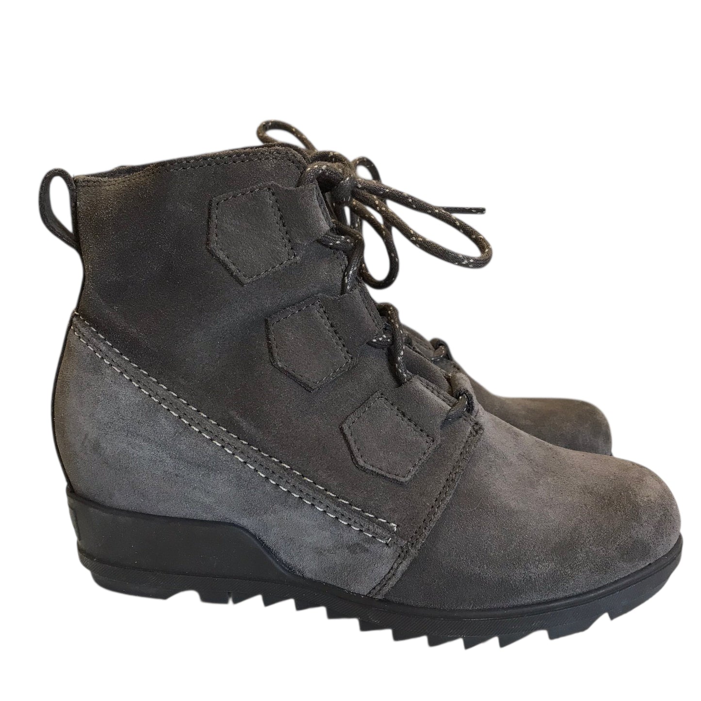 Boots Ankle Flats By Sorel In Grey, Size:8.5