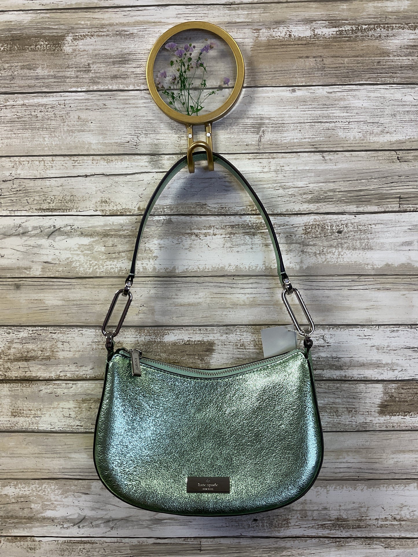 Handbag Designer By Kate Spade In Green, Size:Small