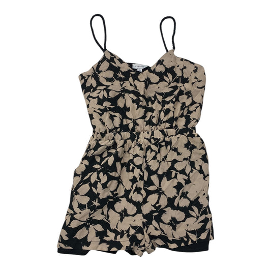 Romper By Evereve In Black & Brown, Size:L
