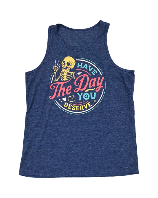 Top Sleeveless By Clothes Mentor In Blue, Size:Xl