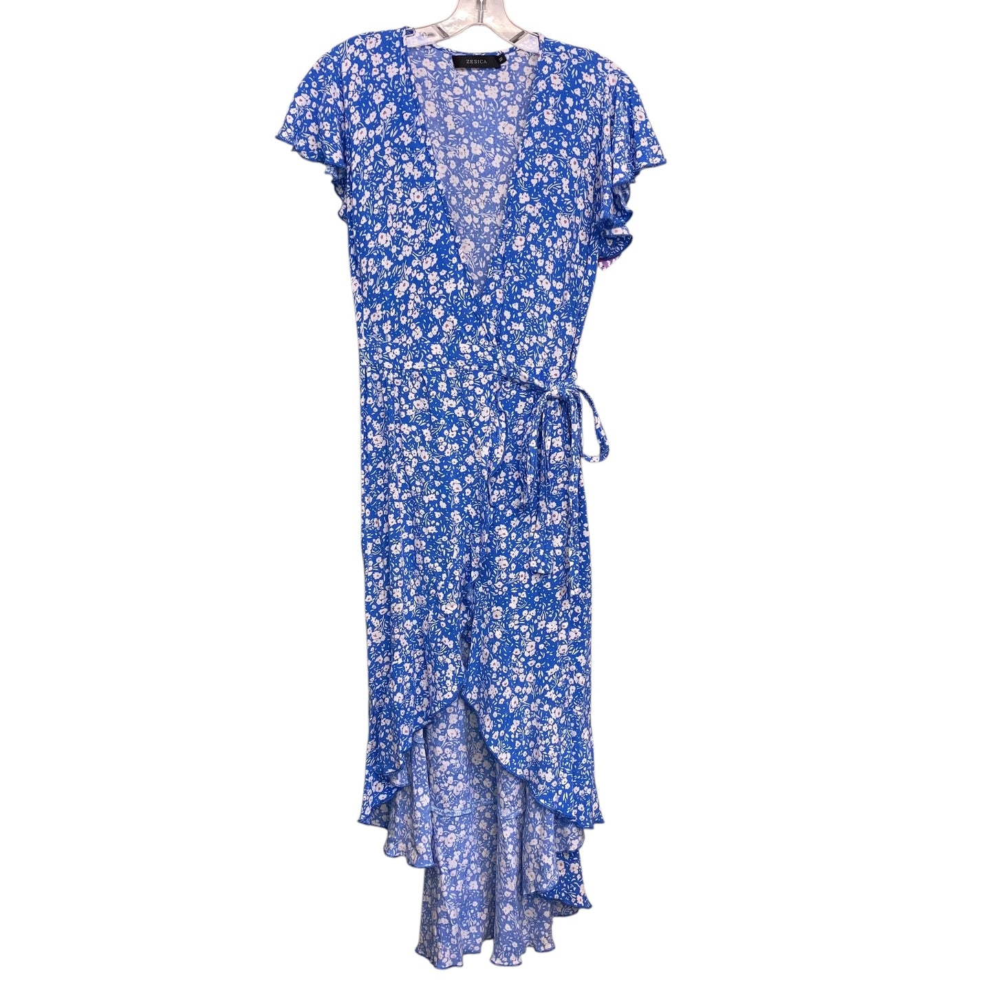 Dress Casual Short By Zesica In Blue, Size:M