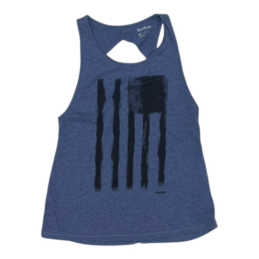 Athletic Tank Top By Reebok In Blue, Size:M