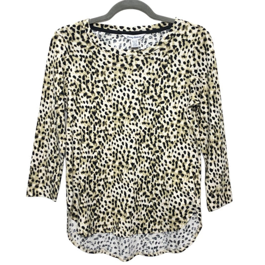 Top 3/4 Sleeve By Tommy Bahama In Animal Print, Size:Xs