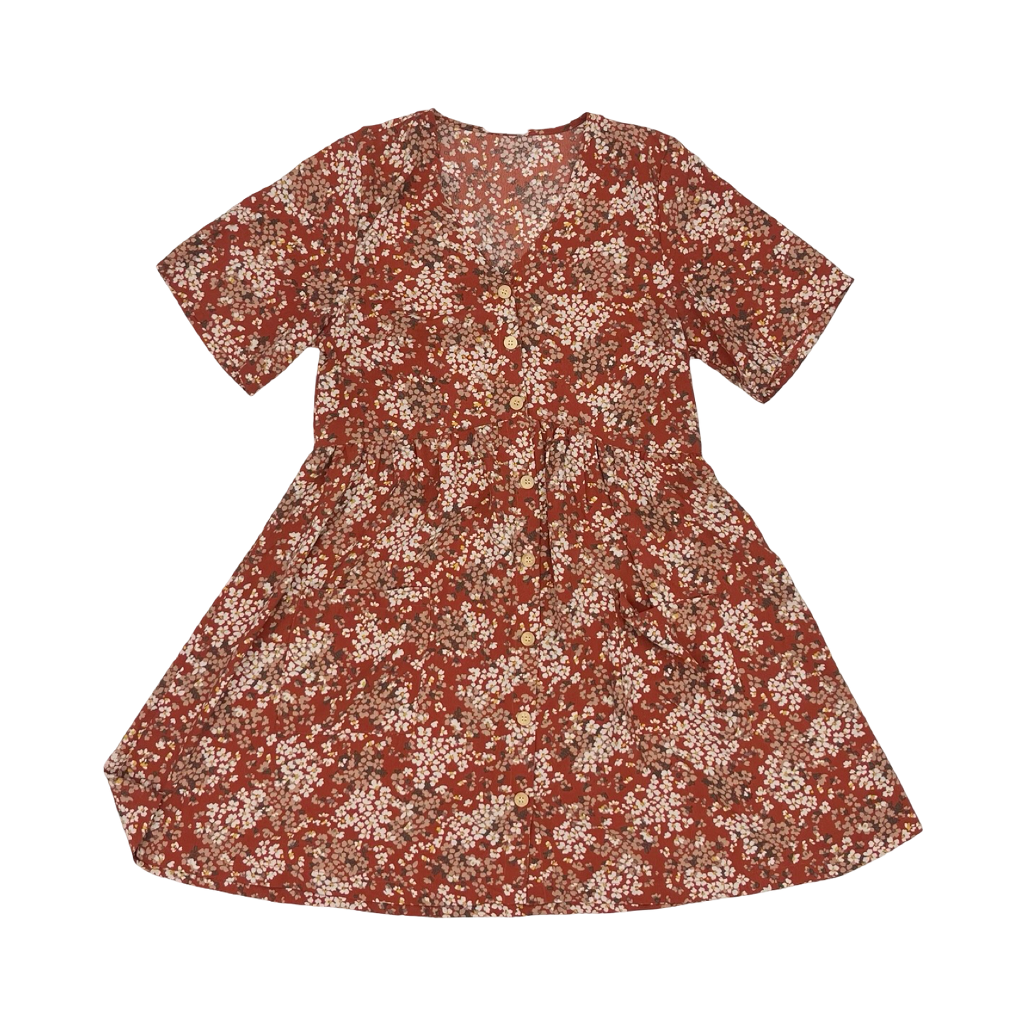 Dress Party Short By First Love In Cream & Tan, Size:M