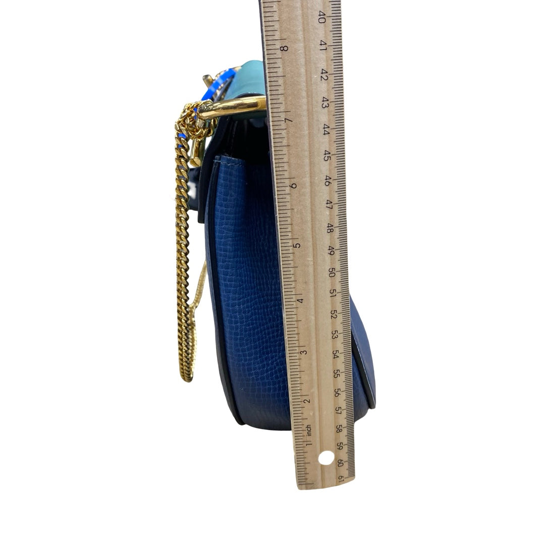 Handbag Luxury Designer By Chloe In Blue, Size:Small