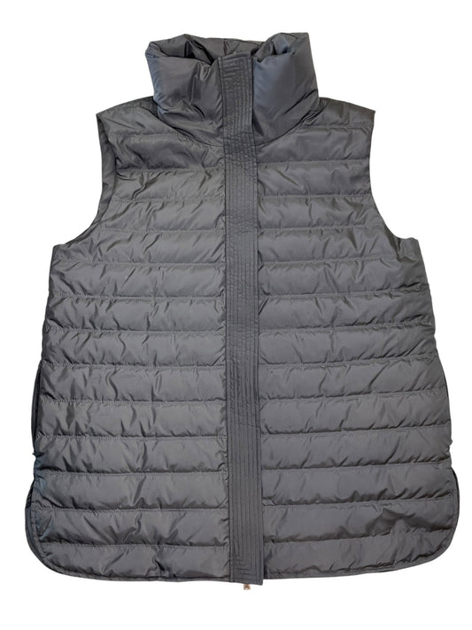 Vest Designer By Lafayette 148 In Grey, Size:L