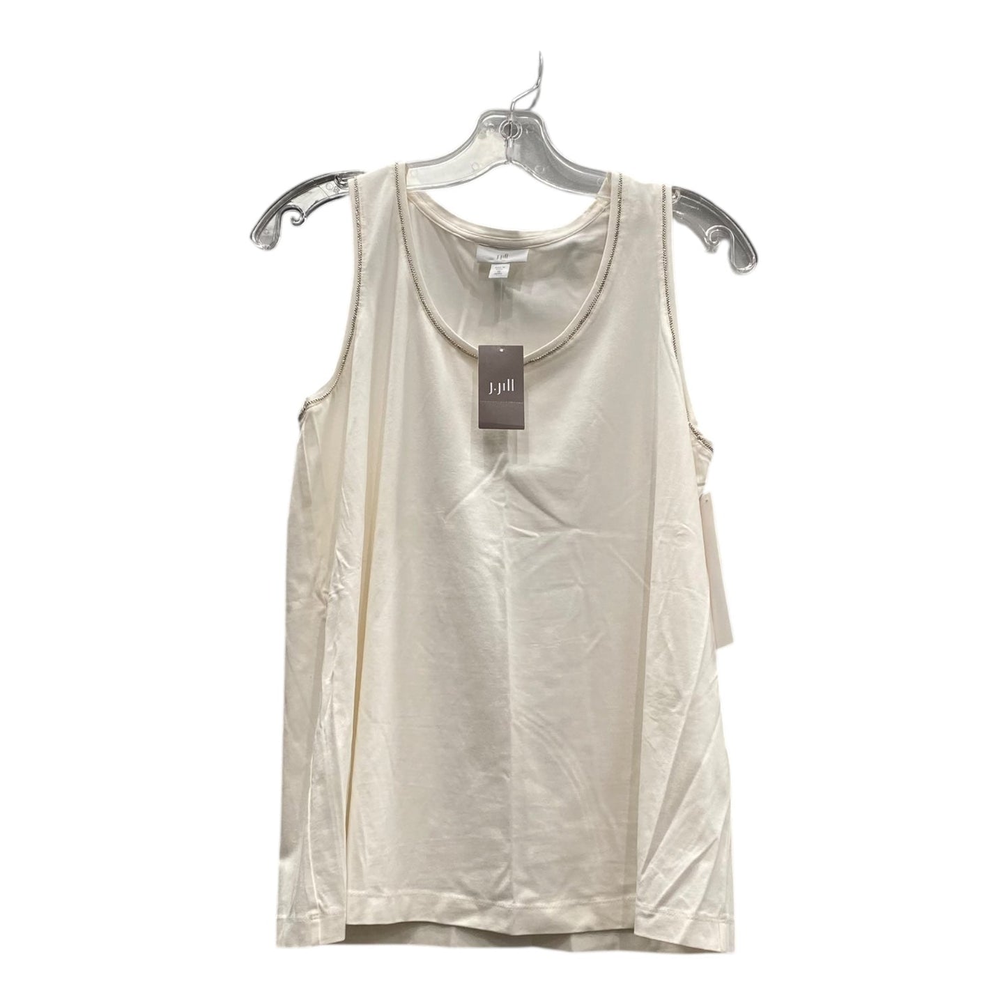 Top Sleeveless By J. Jill In Ivory, Size:Xsp