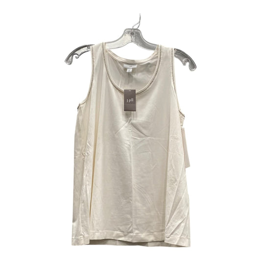 Top Sleeveless By J. Jill In Ivory, Size:Xsp
