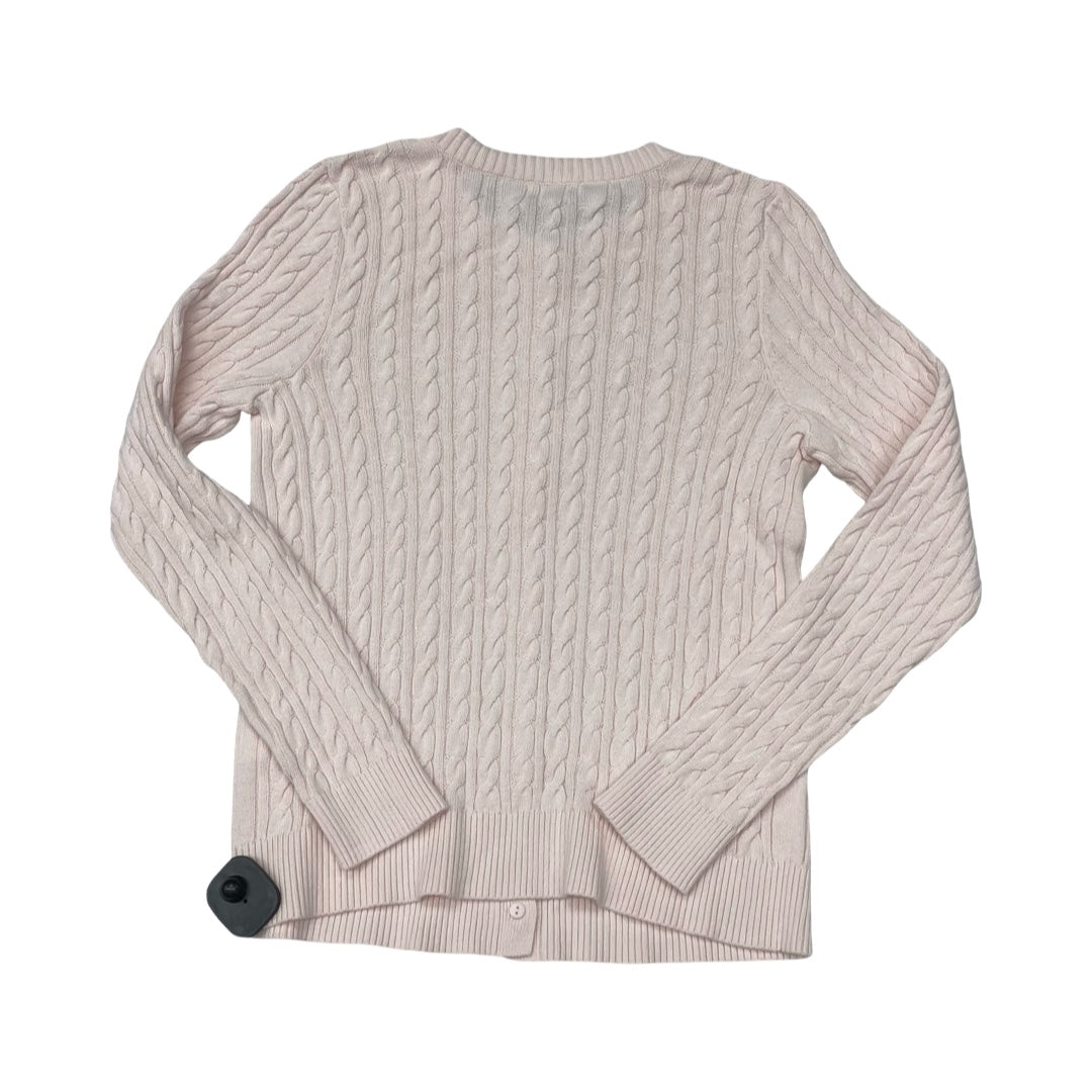 Sweater Cardigan By J. Jill In Pink, Size:Xs