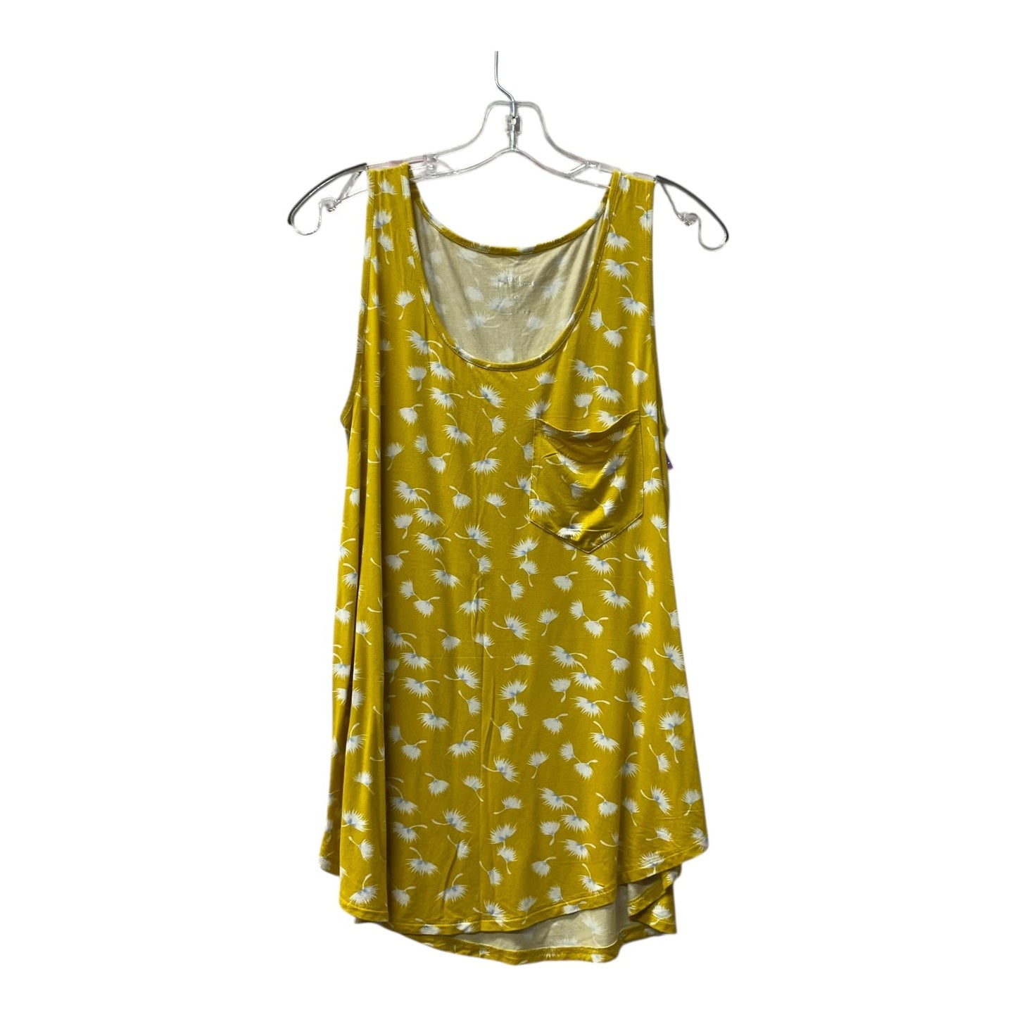 Top Sleeveless By Grace & Lace In Yellow, Size:S