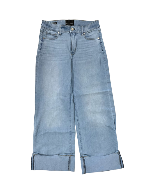 Jeans Wide Leg By White House Black Market In Blue Denim, Size:4
