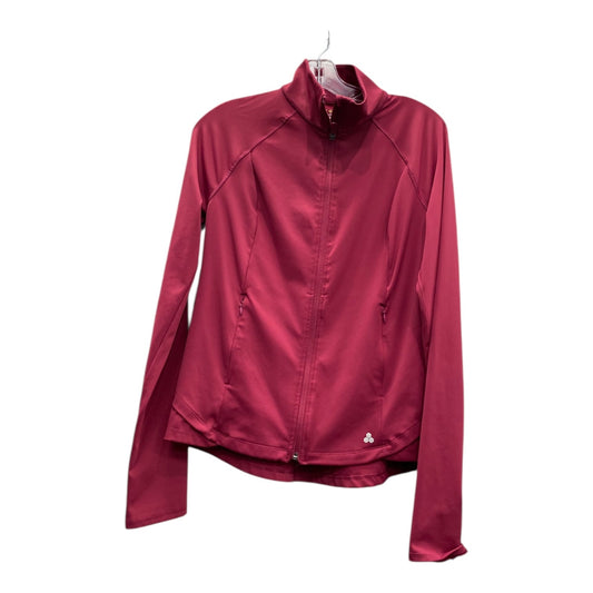 Athletic Jacket By Tek Gear In Pink, Size:S