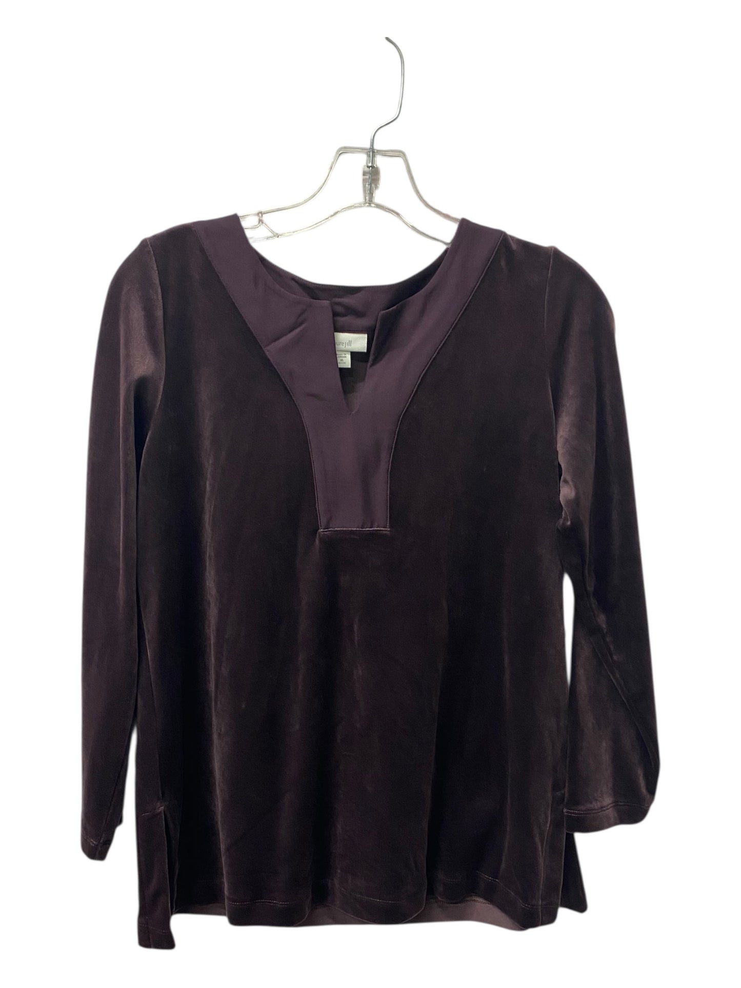 Top LS By Pure Jill In Red, Size:Xsp