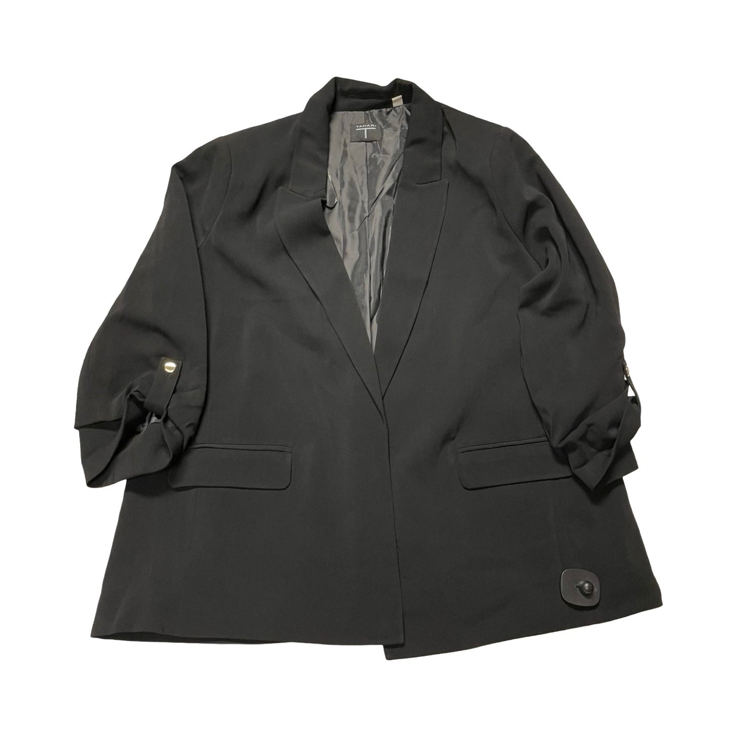 Blazer By T Tahari In Black, Size:1X