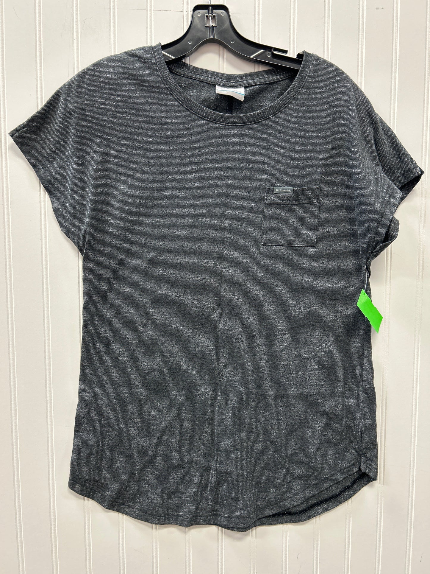 Athletic Top Ss By Columbia In Grey, Size:M