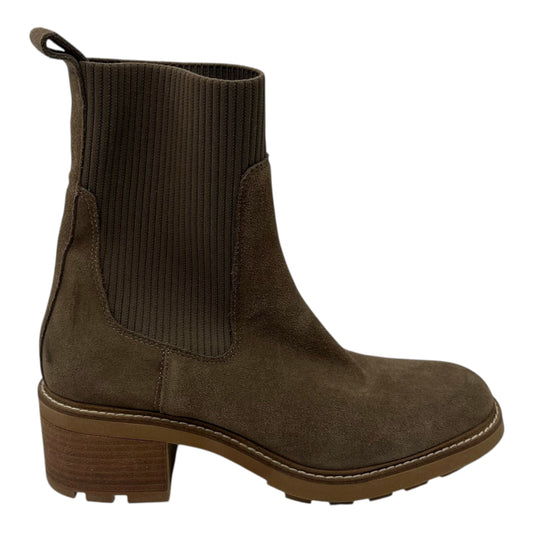 Boots Ankle Heels By Steve Madden In Brown, Size:9