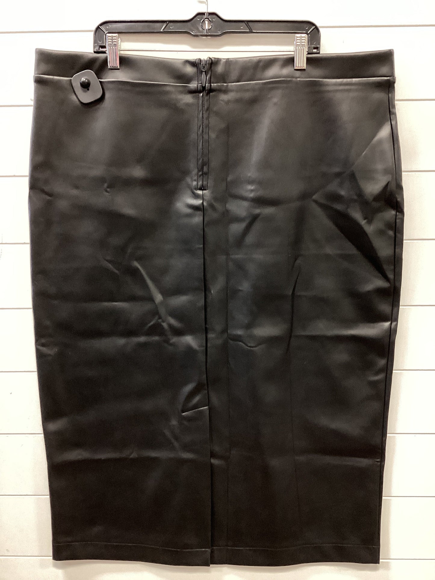 Skirt Midi By Lane Bryant In Black, Size:20