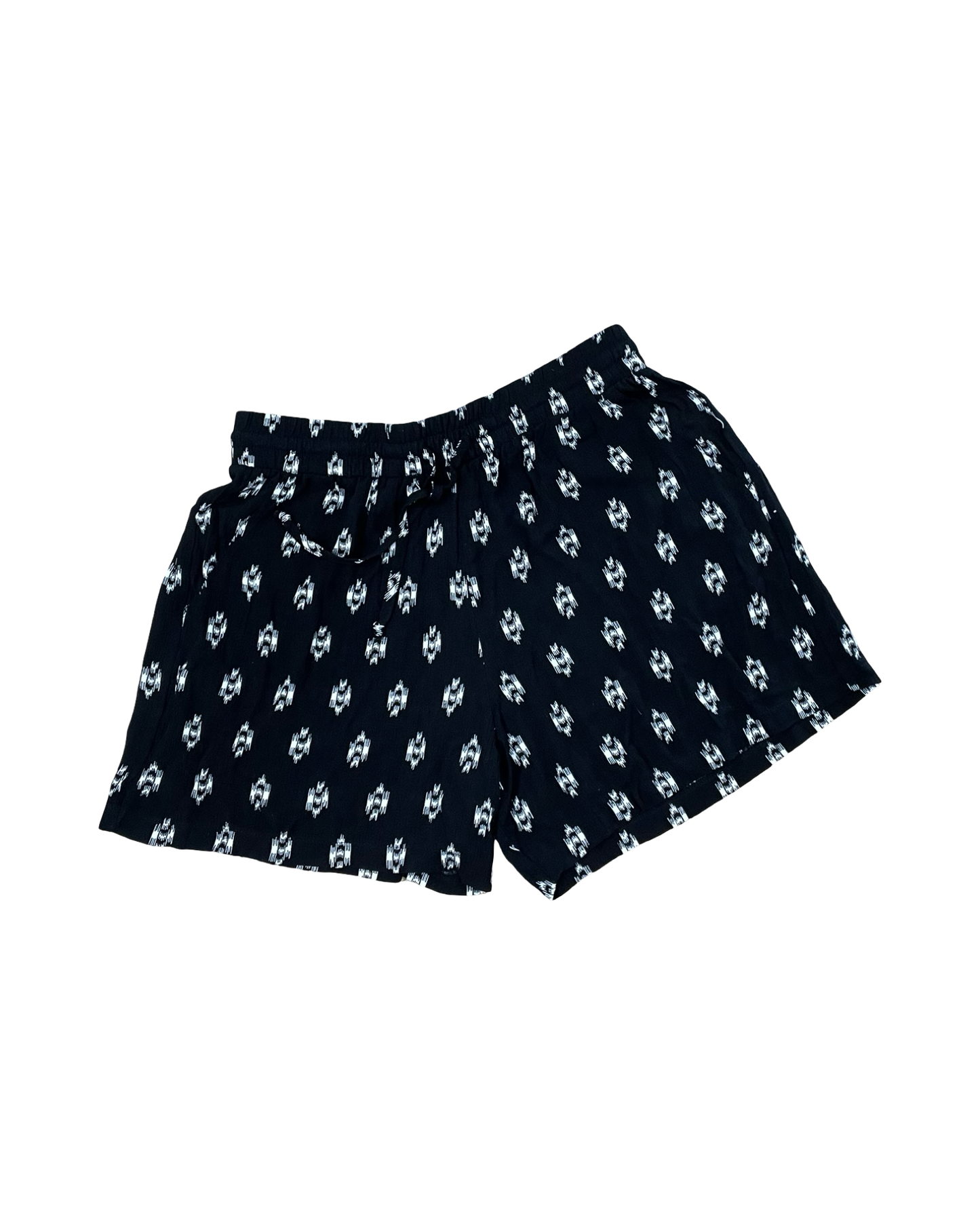 Shorts By Clothes Mentor In Black & White, Size:L