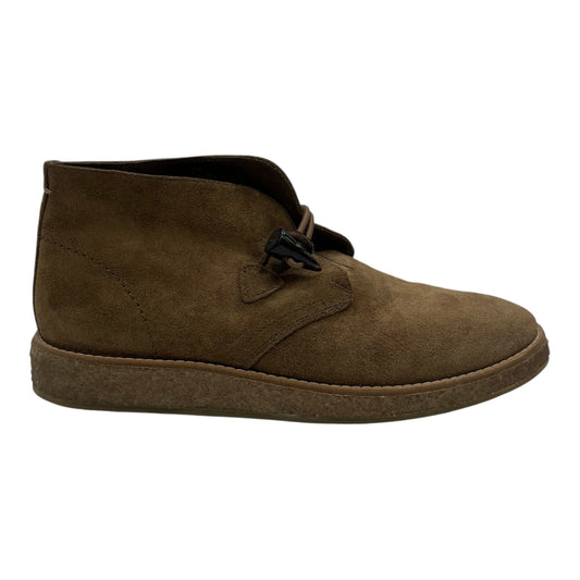 Boots Ankle Flats By Cmb In Tan, Size:8