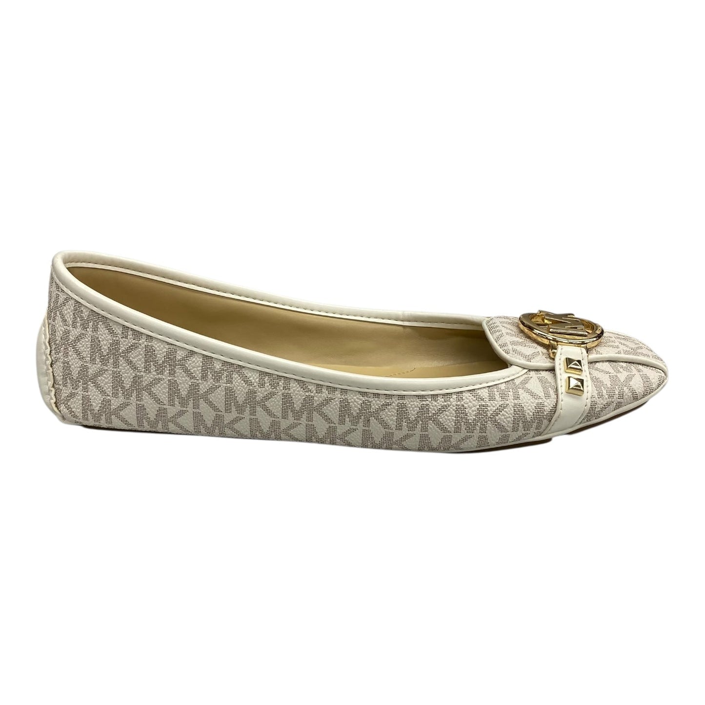 Shoes Designer By Michael Kors In Cream, Size:11