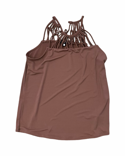 Top Sleeveless By Buckle Black In Brown, Size:Xs