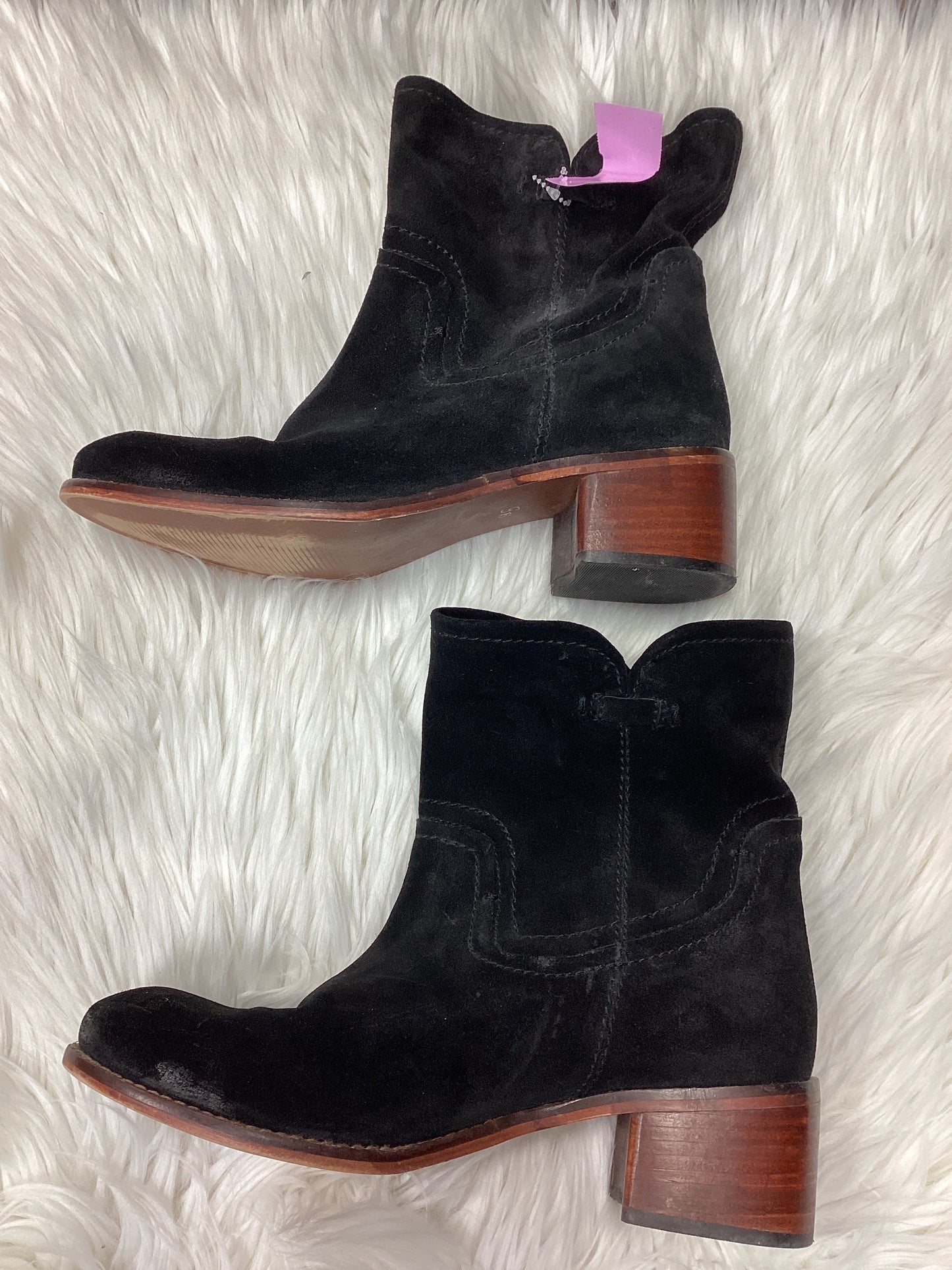 Boots Ankle Heels By Diba In Black, Size:9.5