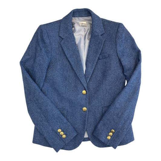 Blazer By J. Crew In Blue, Size:2