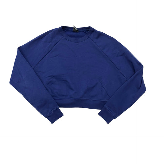 Athletic Sweatshirt Crewneck By Nike In Navy, Size:M