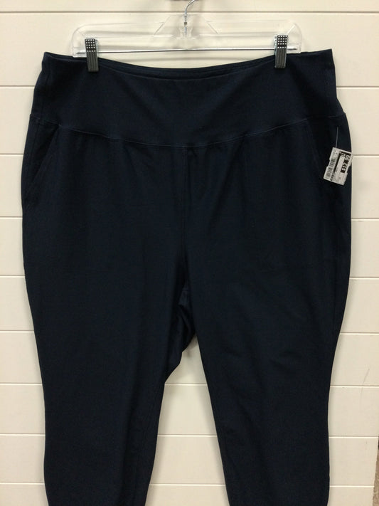 Athletic Pants By Old Navy In Navy, Size:2X