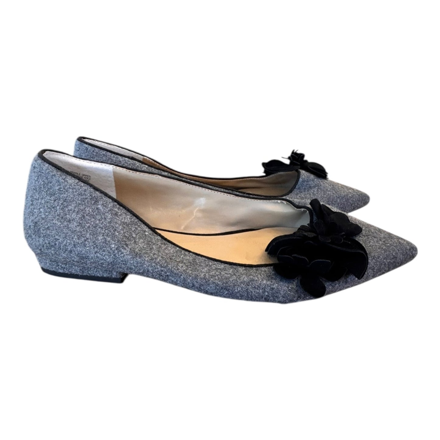 Shoes Flats By Ann Taylor In Grey, Size:8.5