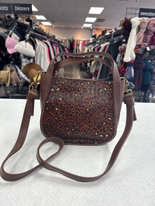 Crossbody Leather By Madewell In Brown, Size:Medium