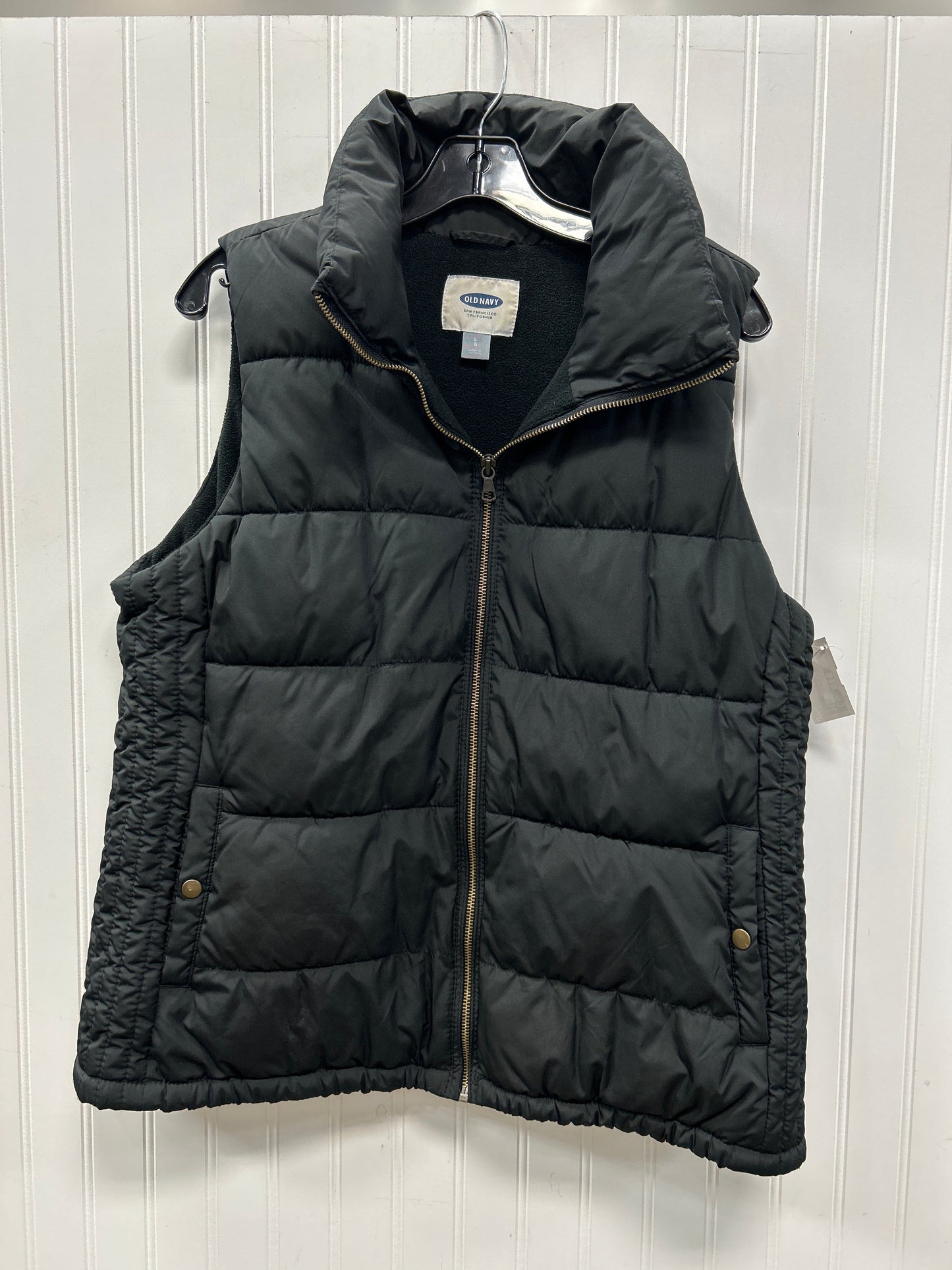 Vest Puffer & Quilted By Old Navy In Black, Size:L