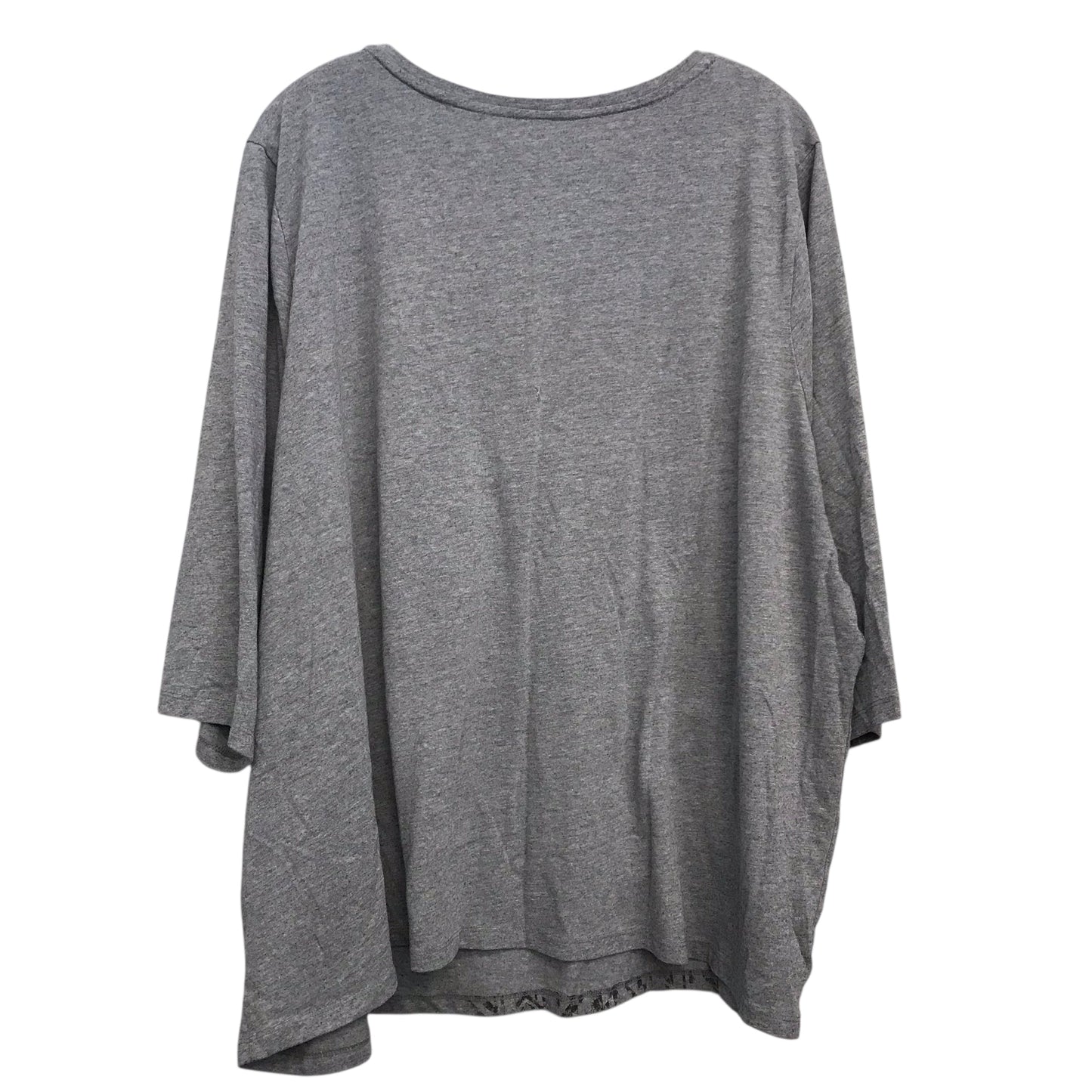Top Ls By Catherines In Grey, Size:3X