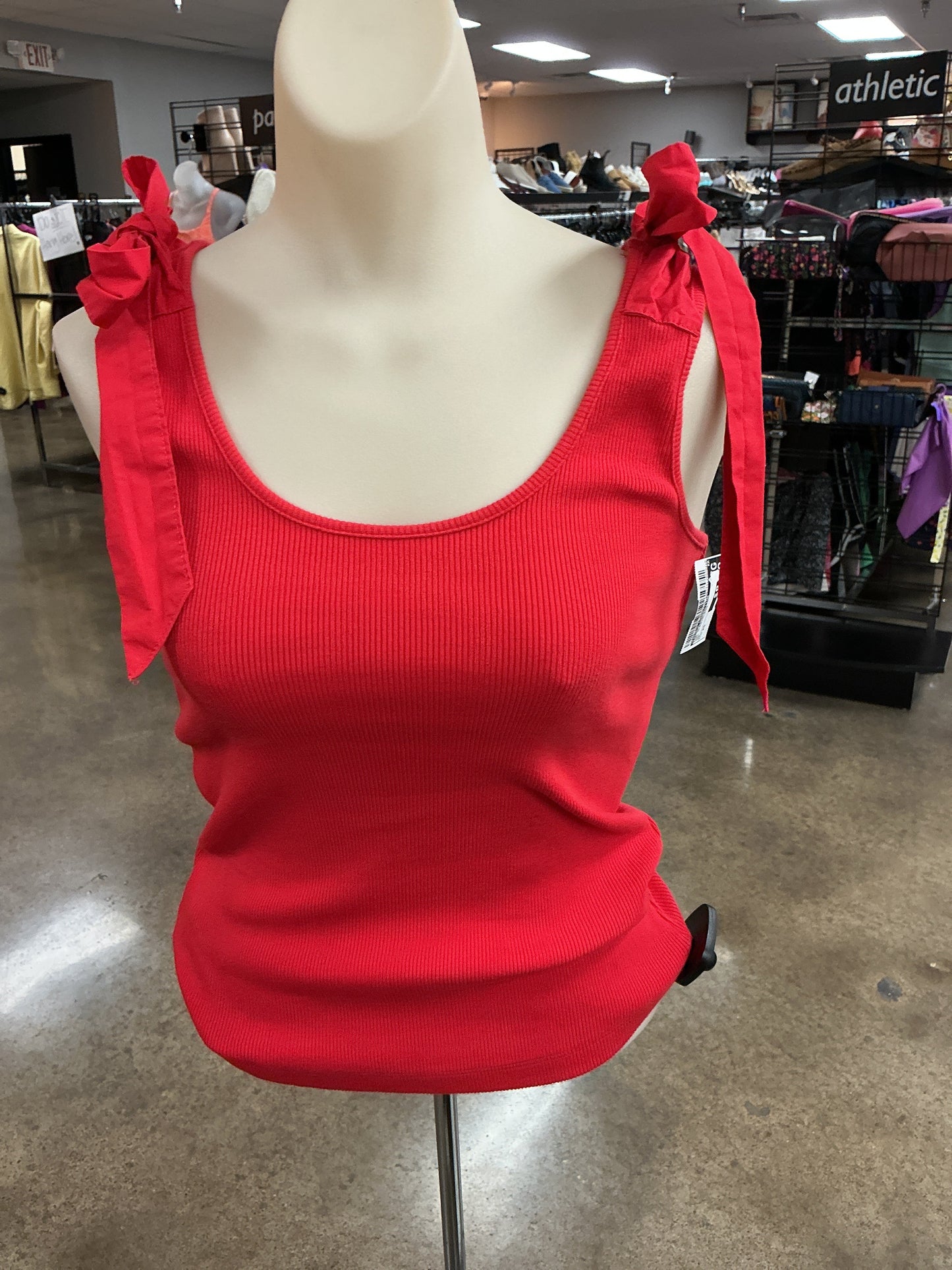 Top Sleeveless By French Connection In Red, Size:Xs