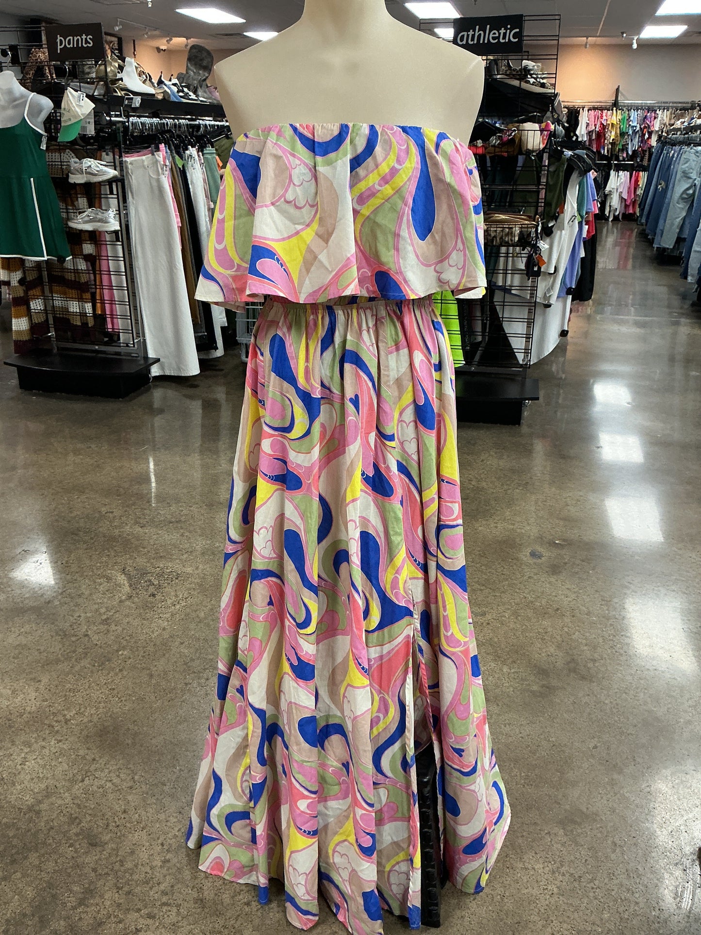 Dress Casual Maxi By Clothes Mentor In Multi, Size:M