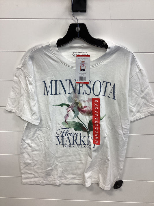Top Ss By State Of Mine In White, Size:Xs