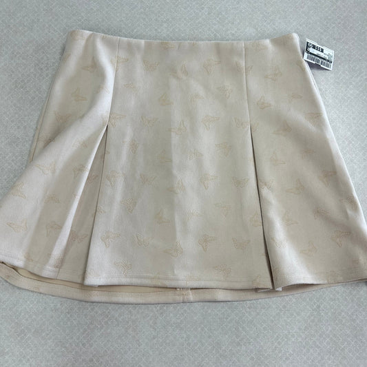 SKIRT MINI & SHORT by LE LIS In CREAM, Size: M