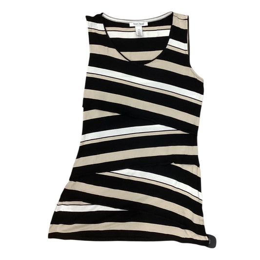 Top Sleeveless By White House Black Market In Black & White, Size:M
