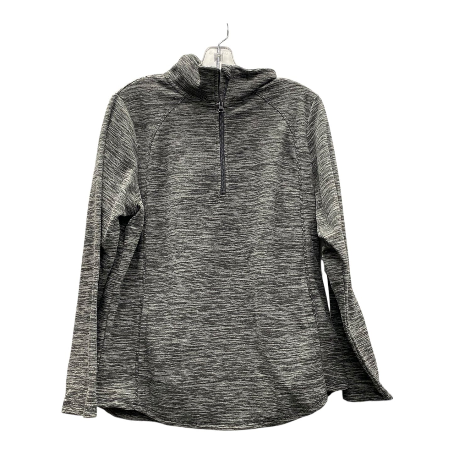 Athletic Top Ls Collar By St Johns Bay In Grey, Size:L