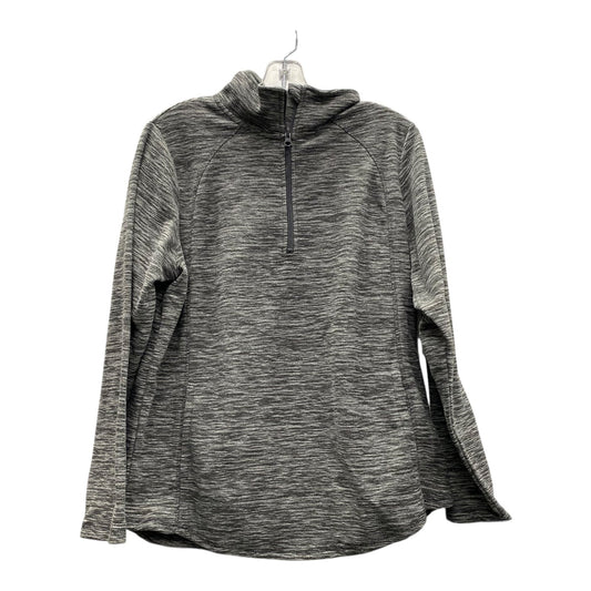 Athletic Top Ls Collar By St Johns Bay In Grey, Size:L
