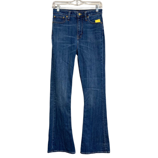 Jeans Flared By J. Crew In Blue Denim, Size:2