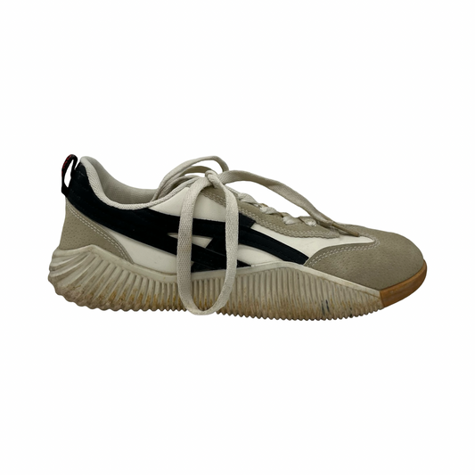 Shoes Sneakers By Clothes Mentor In Black & Cream, Size:10.5