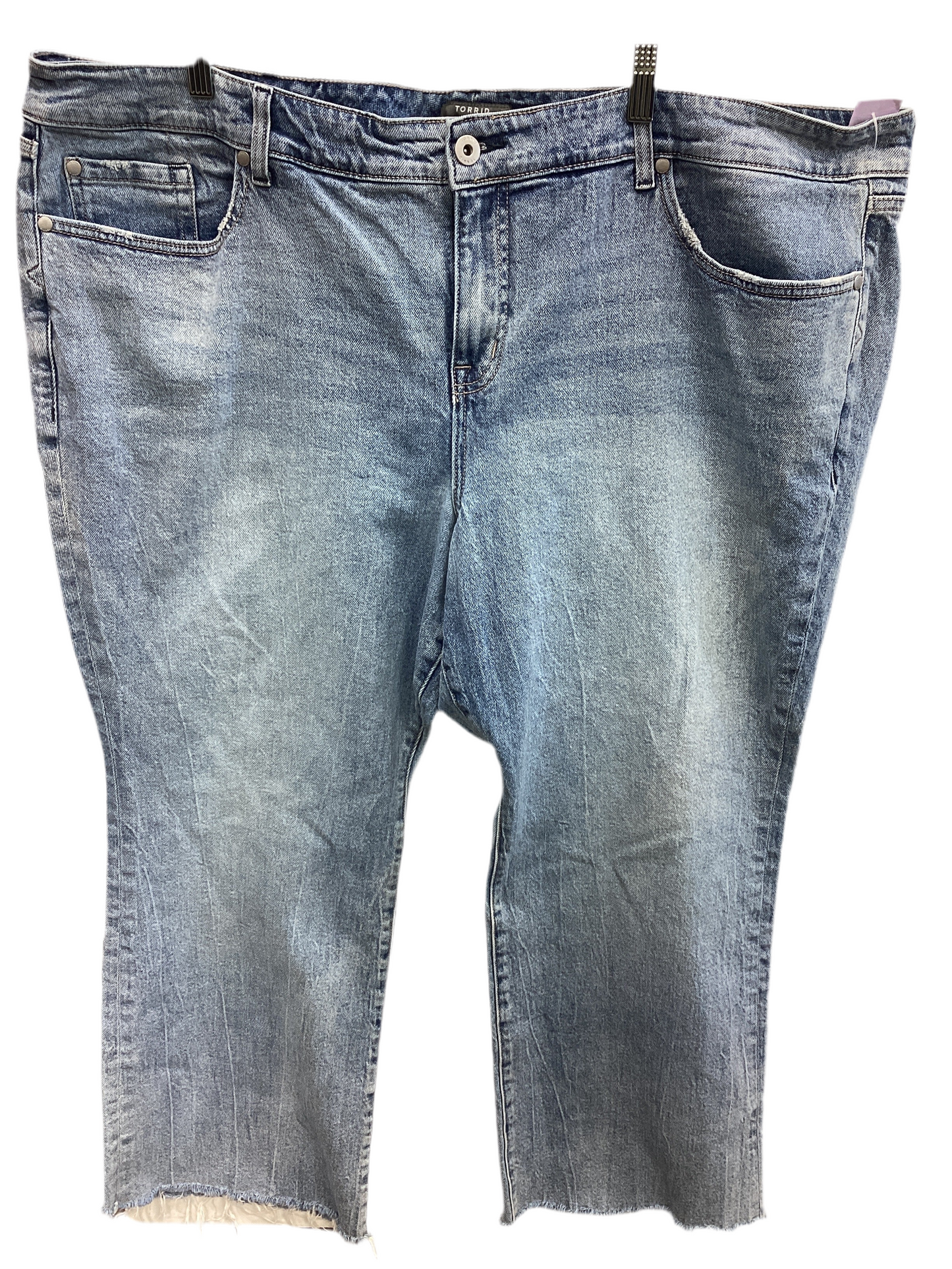 Jeans Boot Cut By Torrid In Blue Denim, Size:26